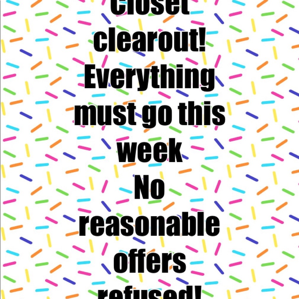Everything must go